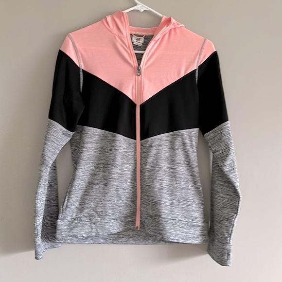 H&M hooded long sleeve fleece jacket - Picture 2 of 7